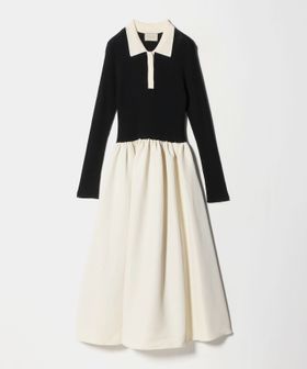 UNITED ARROWS/フィット ＆ フレア ポロワンピース/ワンピース