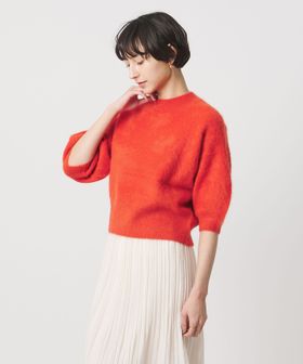 UNITED ARROWS/フォックスカシミヤ ハーフスリーブ Tニット UYHSP/ニット / セーター