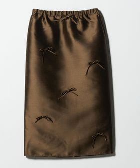 ELEPH/＜ELEPH＞リボン スカート/ミモレ / ロング