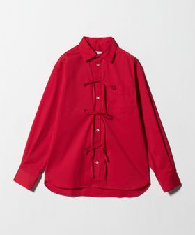 MA/RÉ/＜MA/RE＞ARIZONA リボン シャツ レッド/シャツ / ブラウス