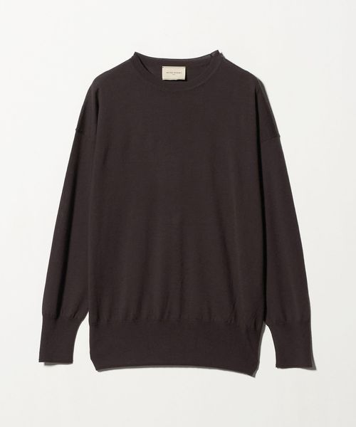 UNITED ARROWS/18G ウール クルーネック ニット ‐ウォッシャブル‐/ニット / セーター