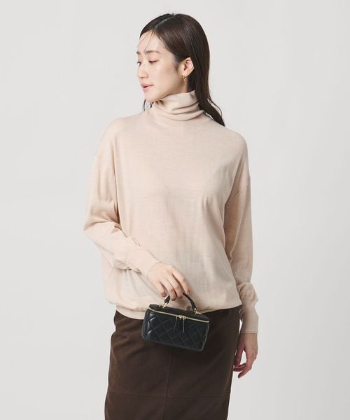 UNITED ARROWS/18G ウール タートルネック ニット ‐ウォッシャブル‐/ニット / セーター