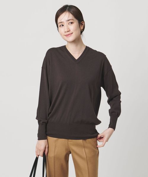 UNITED ARROWS/18G ウール Vネック ニット ‐ウォッシャブル‐/ニット / セーター