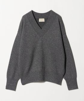 UNITED ARROWS/フォックス ウール ラメ Vネック ニット/ニット / セーター