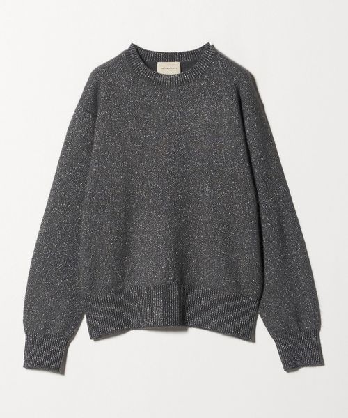 UNITED ARROWS/フォックス ウール ラメ クルーネック ニット/ニット / セーター