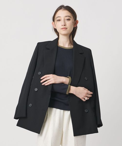 UNITED ARROWS/リブ バイカラー パイピング カットソー/Tシャツ / カットソー