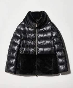 HERNO/＜HERNO＞フェイクファー コンビ ダウンコート/ダウンジャケット / ダウンベスト