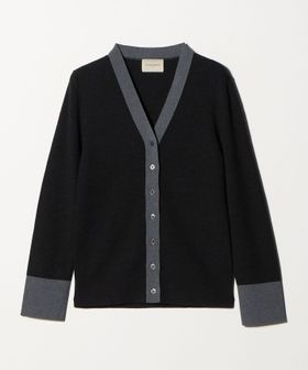 UNITED ARROWS/18G ウール リブ カーディガン/カーディガン / ボレロ