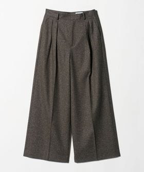 UNITED ARROWS/ウール ツイード 2タック ワイド パンツ/その他パンツ