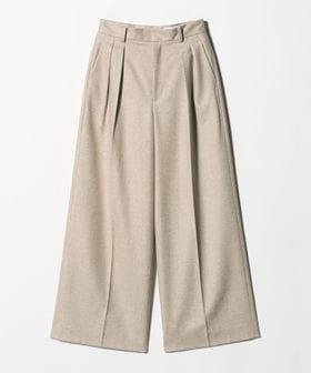 UNITED ARROWS/ウール ツイード 2タック ワイド パンツ/その他パンツ