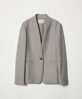 UNITED ARROWS/クラス ツイード ノーカラー ジャケット/ノーカラージャケット