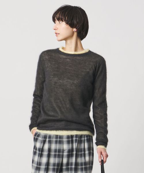 UNITED ARROWS/モヘヤ クルーネック ニット/ニット / セーター