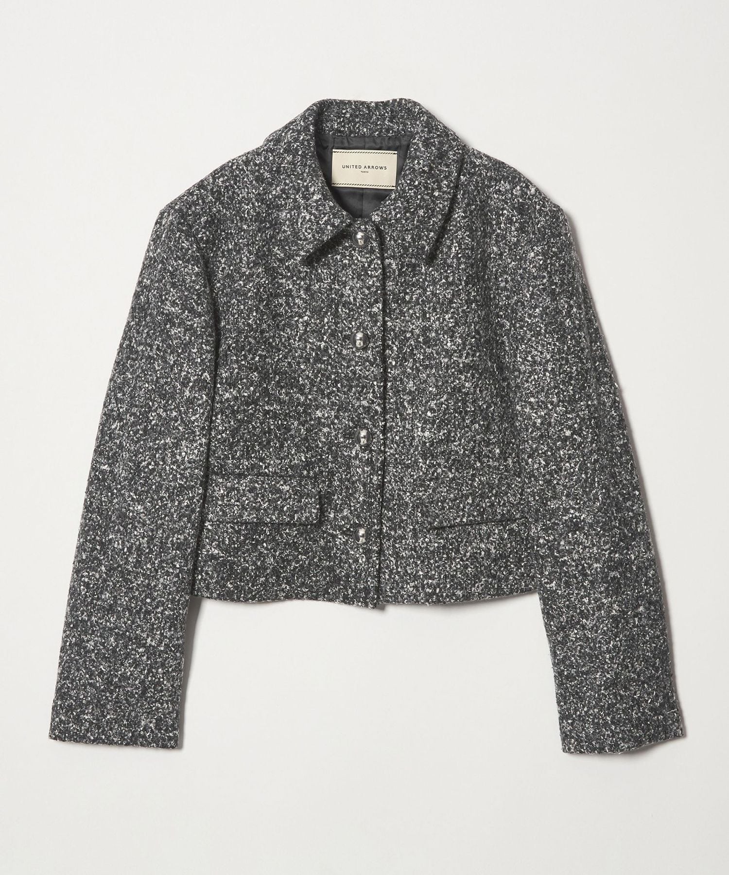 シルクネップ ツイード ジャケット