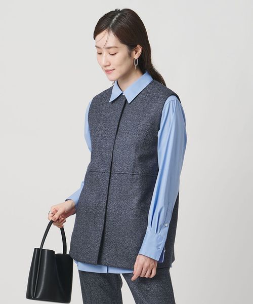 UNITED ARROWS/MOKU ３カラー ツイードライク ベスト/ベスト