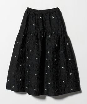 UNITED ARROWS/スクエア フラワー ジャガード スカート/ミモレ / ロング