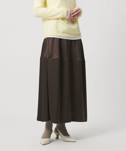 UNITED ARROWS/サテン コクーン スカート ‐ウォッシャブル‐/ミモレ / ロング
