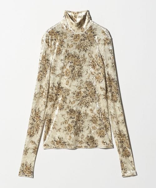 GANNI/＜GANNI＞ベロア タートルネックカットソー/Tシャツ / カットソー