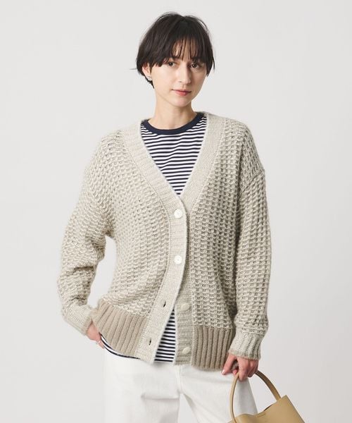UNITED ARROWS/カラーミックス インレイド カーディガン/カーディガン / ボレロ
