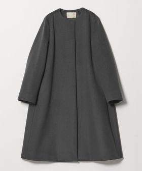 UNITED ARROWS/Aライン ミドルコート/ノーカラーコート