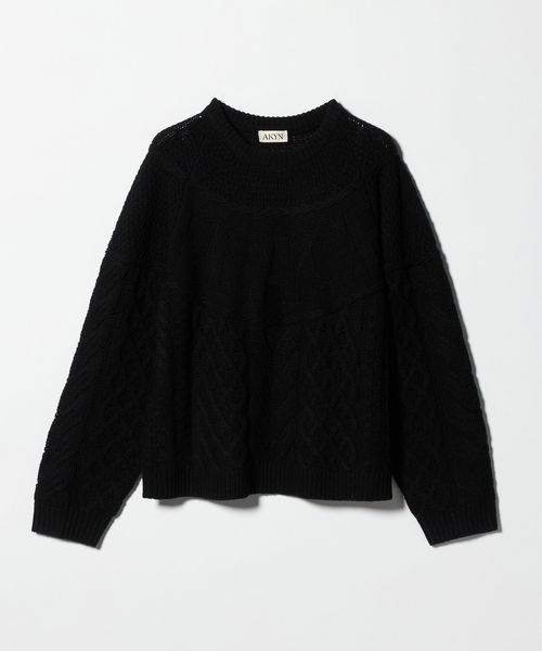 AKYN/＜AKYN＞PEACE ケーブルニット/ニット / セーター