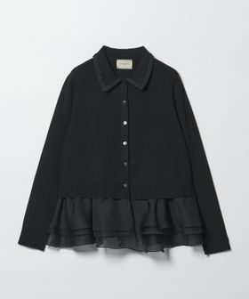 UNITED ARROWS/レディー ポロコンビ  ロングスリーブニット/カーディガン / ボレロ