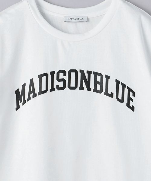 MADISONBLUE＞カレッジロゴ Tシャツ