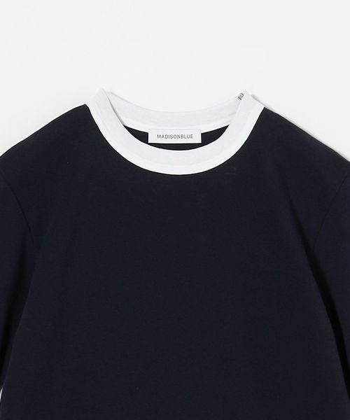 マディソンブルー バイカラー Tシャツ 楽天市場】【中古】MADISON BLUE｢BI-COLOR LONG SLEEVE TEE