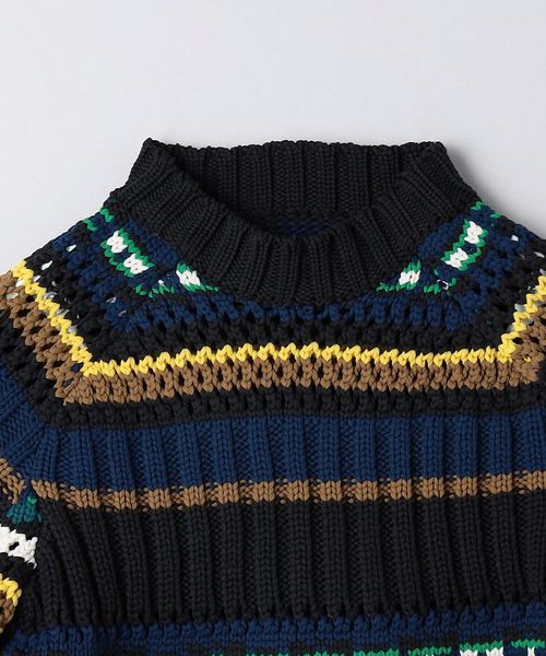 ＜sacai＞ビッグ パフスリーブ ニット sacai＞ビッグ パフスリーブ ニット
