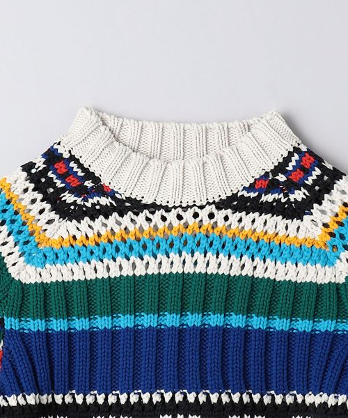 sacai＞ビッグ パフスリーブ ニット