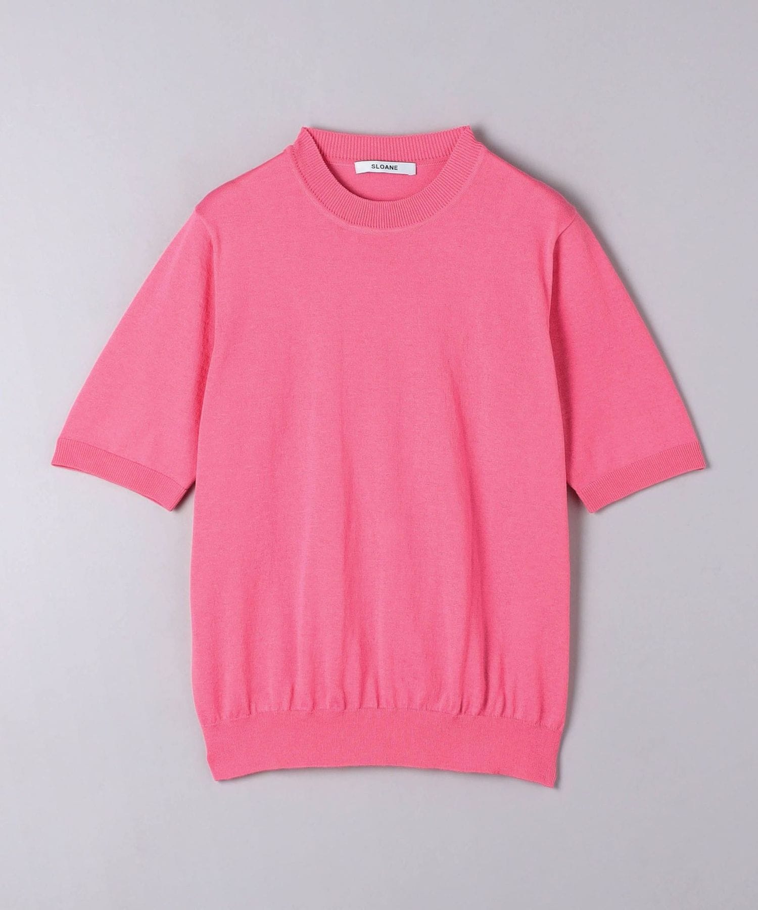 一部別注】＜SLOANE＞クルーネック ショートスリーブニット