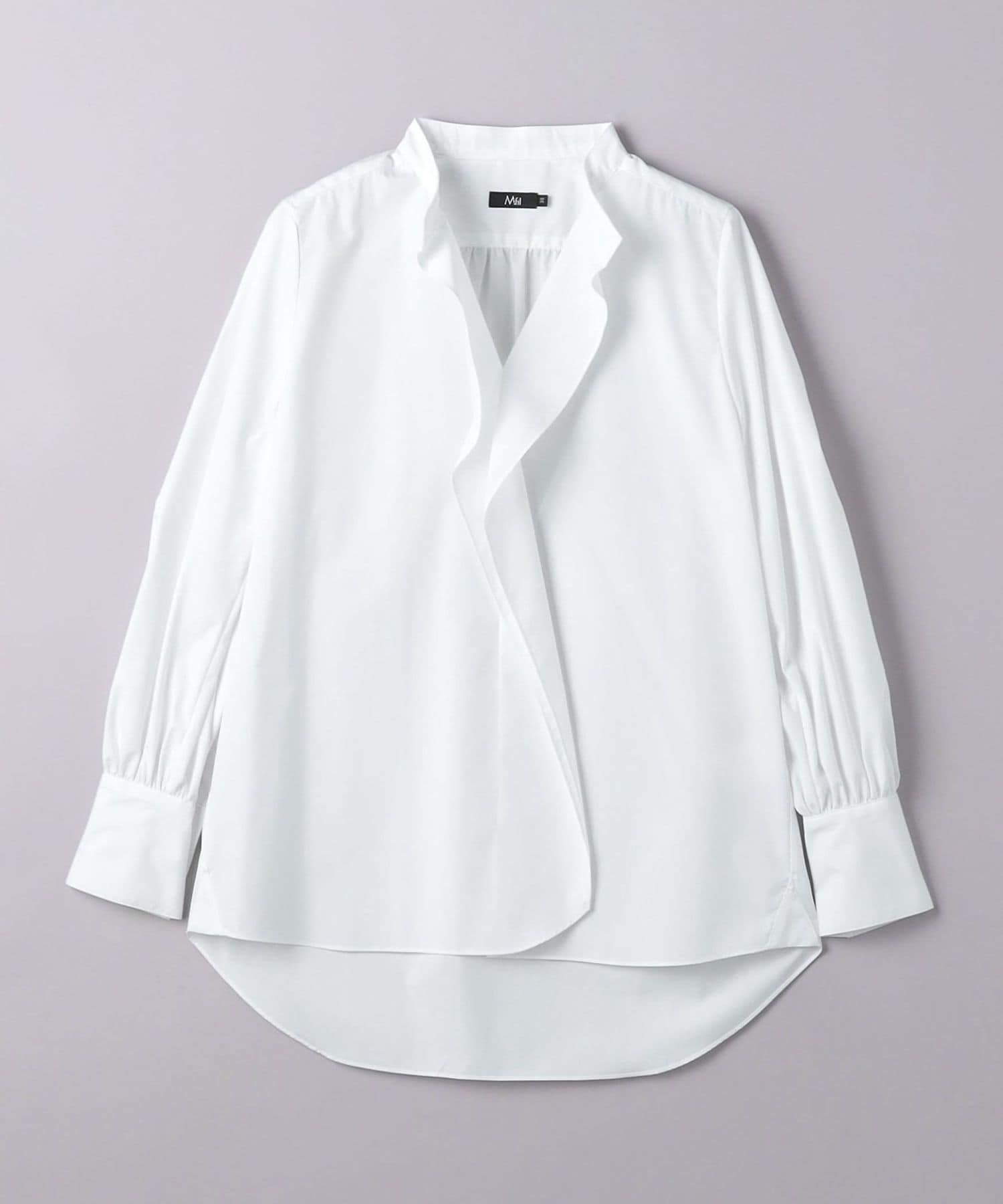 UNITED ARROWS - Mfil　ブラウス　新品タグ付き M・fil＞シャープフリル ブラウス