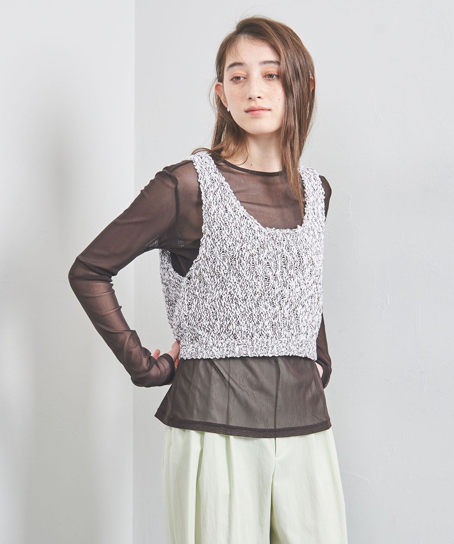UNITED ARROWS ユナイテッドアローズ　ニットベスト　ビスチェ 3090050481246915_01_6164.jpeg
