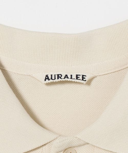 AURALEE＞ビッグ ポロシャツ