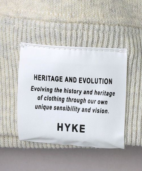 HYKE＞クロップド スウェット