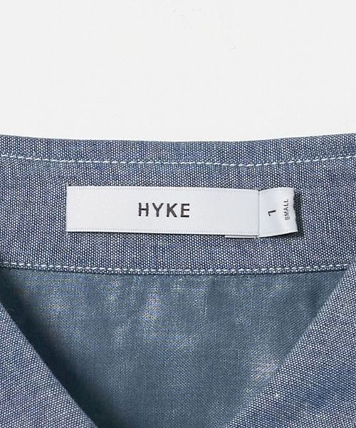 HYKE＞SHEER シャンブレー ワンピース