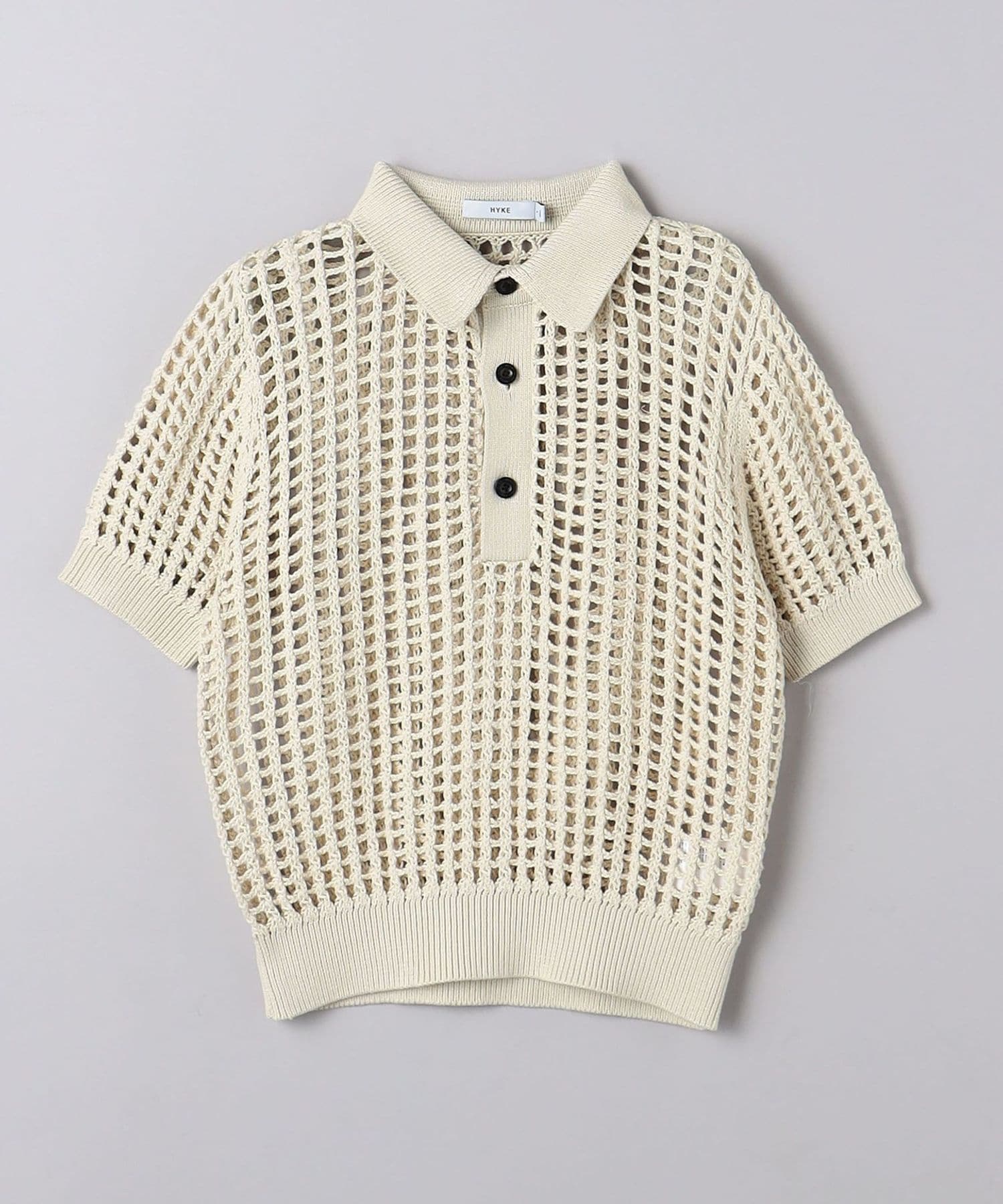 hyke クロシェニット CROCHETED SWEATER-クロチェットセーター-HYKE（ハイク）通販
