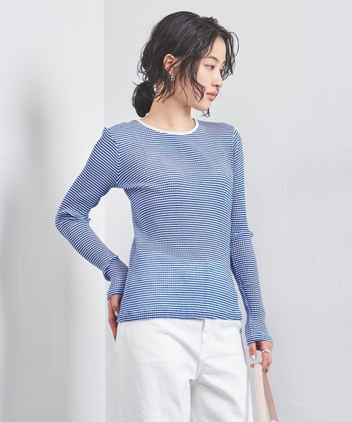 UNITED ARROWS シアー フィット クルーネック カットソー シアー フィット クルーネック カットソー