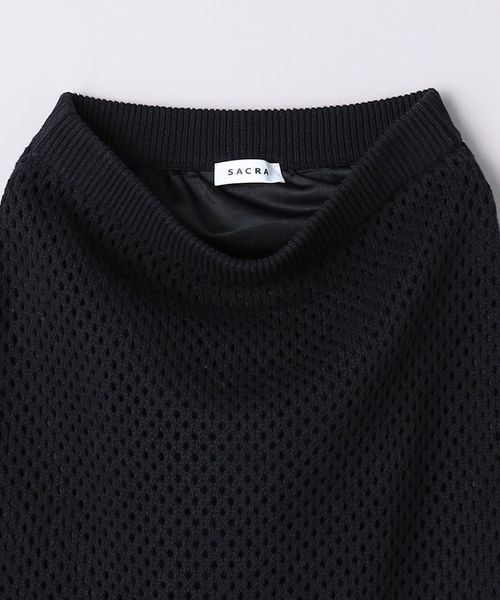 ユナイテッドアローズ　SACRA　メッシュ　Iライン　スカート SACRA＞メッシュ Iライン スカート