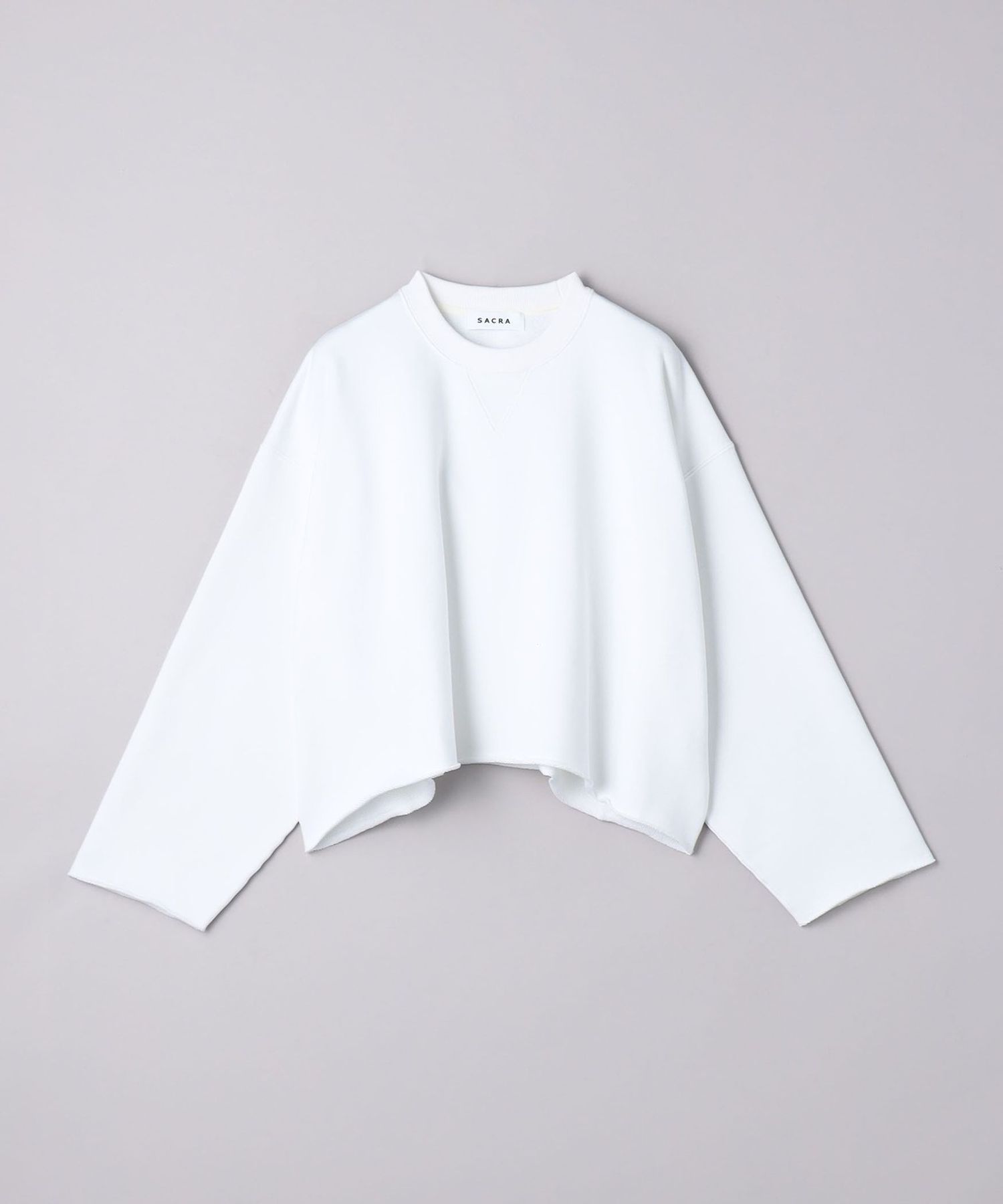 SACRA＞カットオフ スウェット