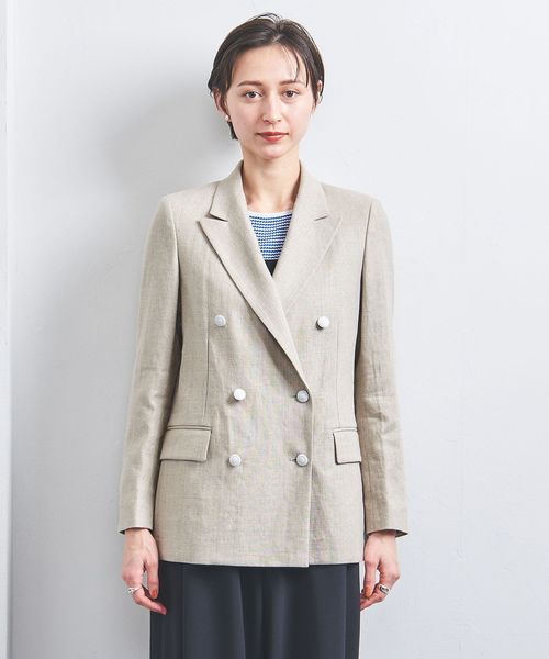 emi様ご購入品 美品 UNITED ARROWS リネン ブレザー リネン ブレザー ジャケット