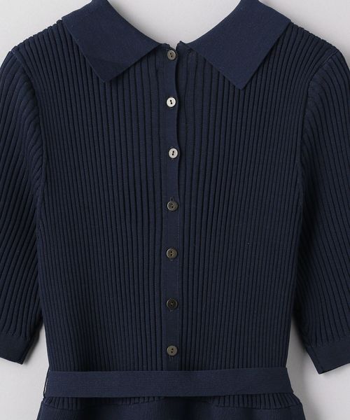 ネイビーフレア裾ワンピース UNITED　ARROWS 楽天市場】【SALE／60%OFF】[size TALLあり]パネルフレア