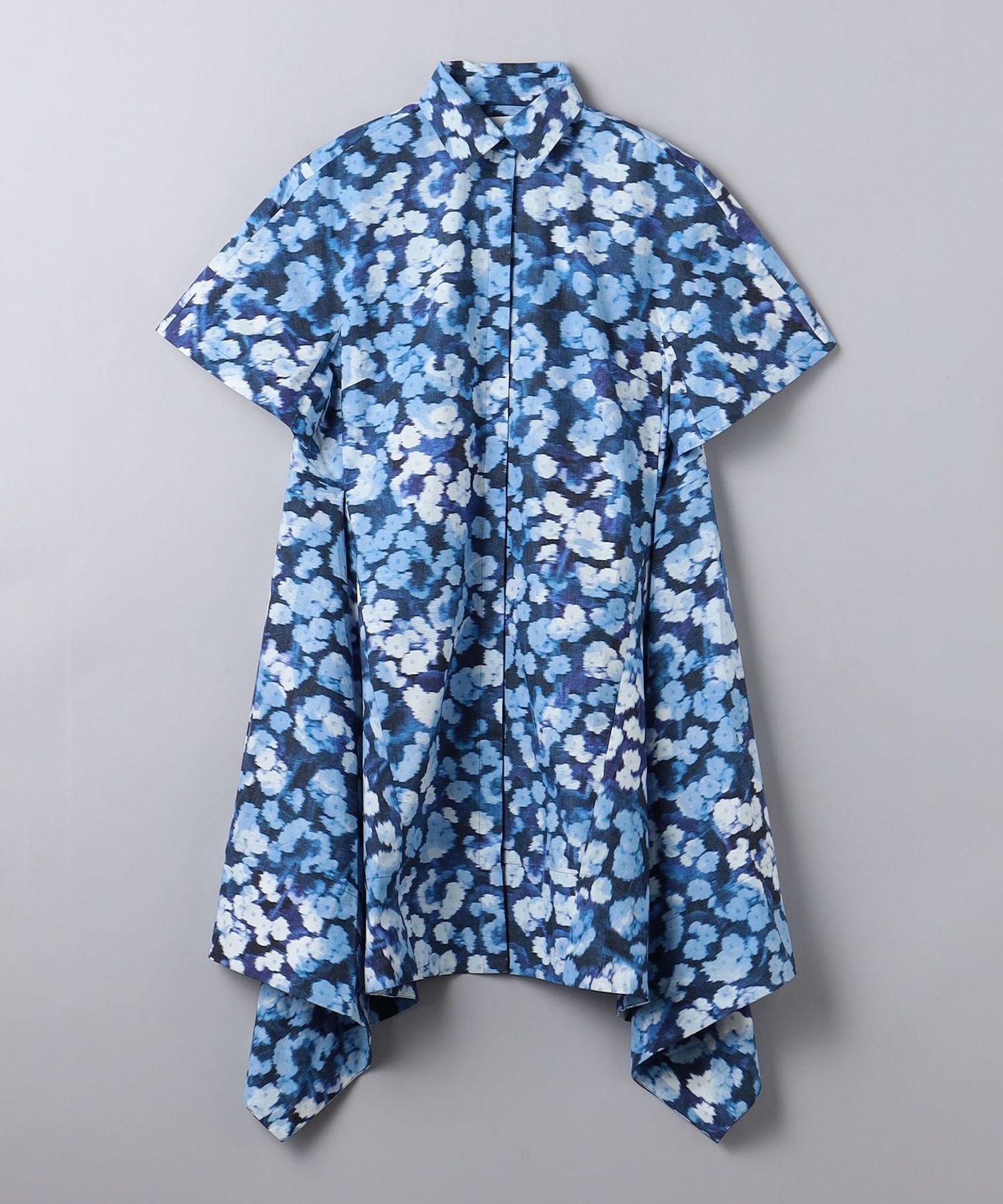 ERDEM＞フラワー シャツ ワンピース