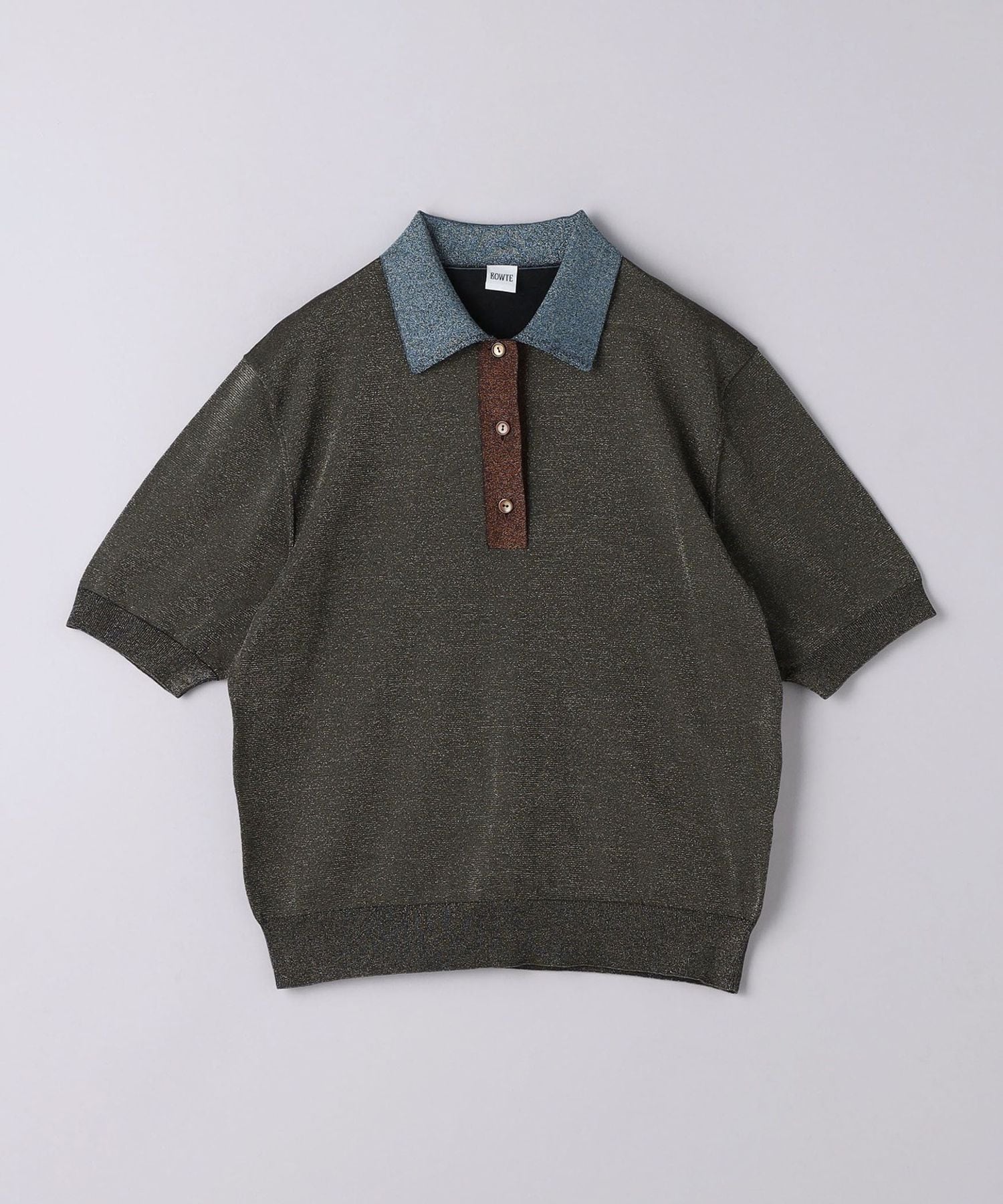 60ハイツイストショートスリーブニットポロシャツLOOSE BEAUTY&YOUTH UNITED ARROWS｜<Steven Alan> ハイツイスト
