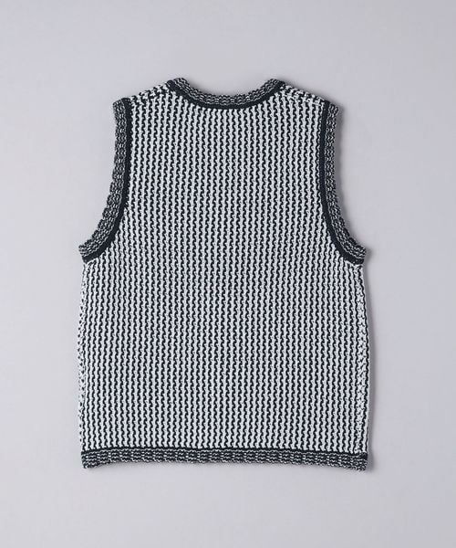 ＜UNITED ARROWS＞C/PE AZE Vネック ニットベスト W UNITED ARROWS（ユナイテッドアローズ）の「＜UNITED ARROWS＞C