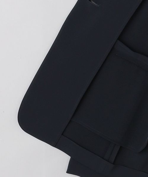 美品　UNITED ARROWS FEEL CLEAN Vノーカラー ジャケット FEEL CLEAN Vノーカラー ジャケット