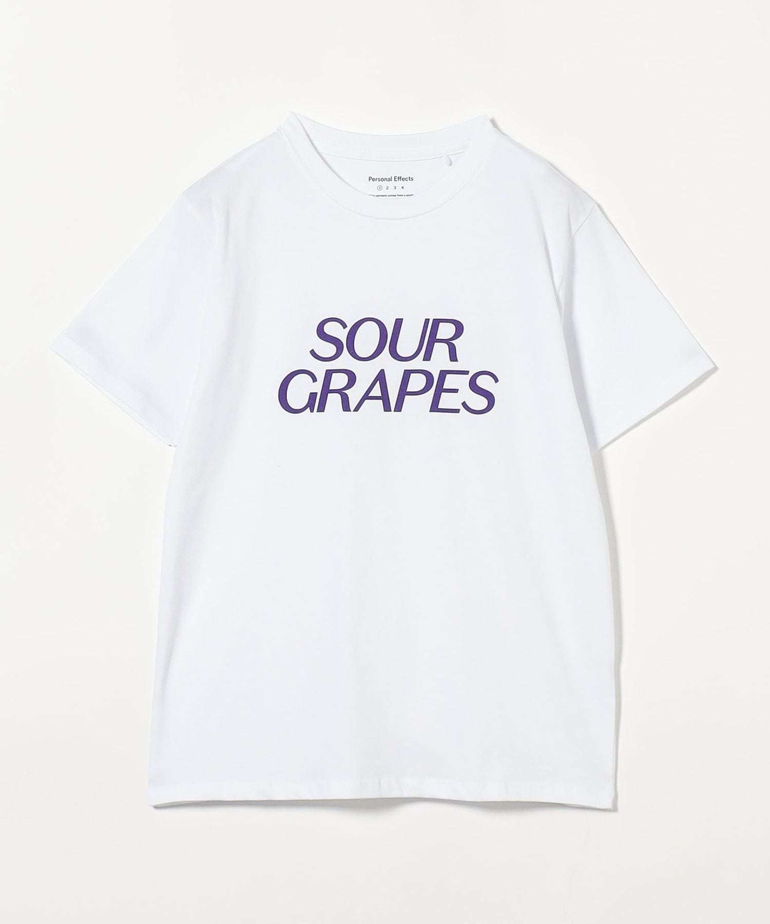 【WHITE】<Personal Effects>SOUR GRAPES Tシャツ Personal Effects＞SOUR GRAPES Tシャツ