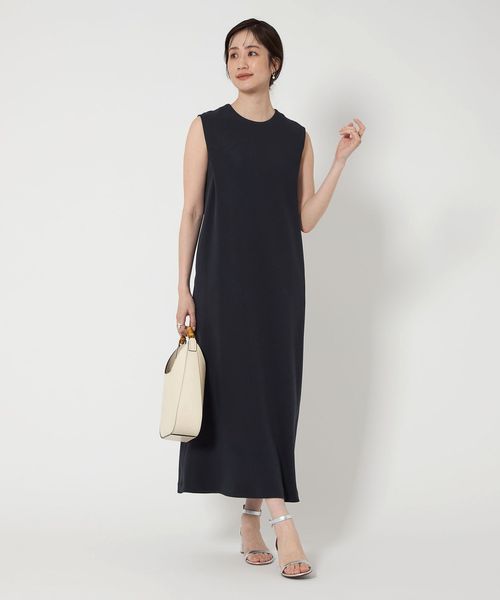 UNITED ARROWS/drapy タック ノースリーブ ワンピース/ワンピース
