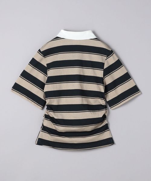 【BAUM UND PFERDGARTEN】サイドギ ヤザーボーダーカットソー BAUM UND PFERDGARTEN】サイドギ ヤザーボーダーカットソー BAUM