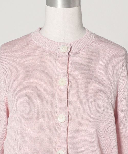 UNITED ARROWS - UNITED ARROWS(ユナイテッドアローズ) カーディガン レディース - ベージュ×白 長袖/ラメ アウトレットのレディースのカーディガン / ボレロの商品一覧