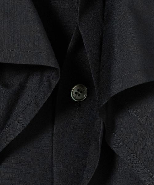 sacai＞フロントフリル シャツ